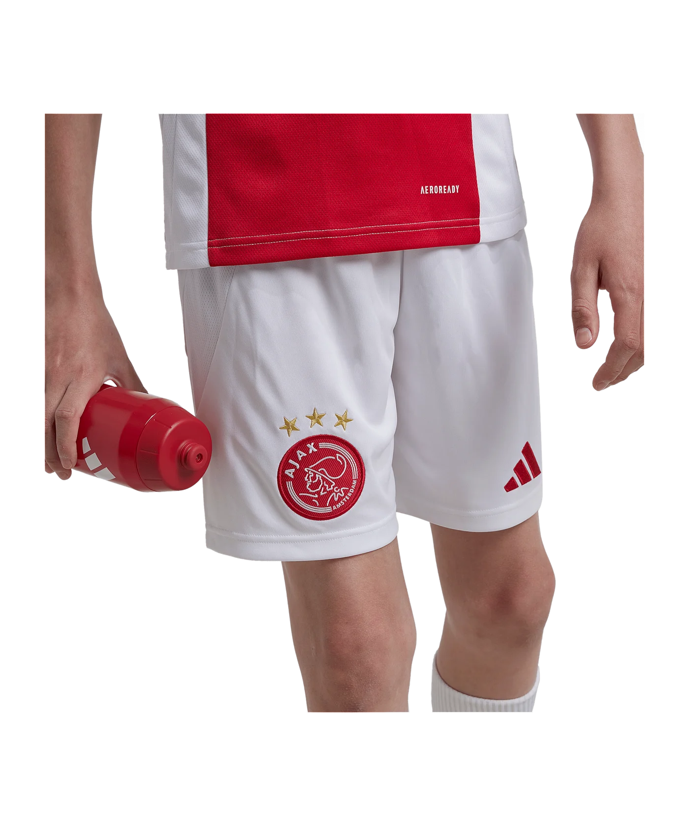 adidas Ajax Amsterdam Short Home 2024/2025 Kids Weiss
