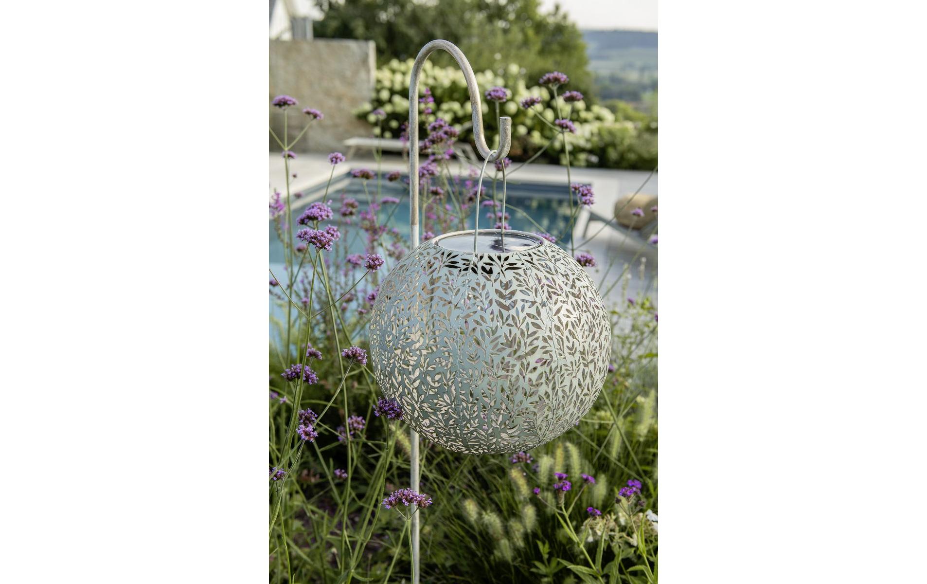 Windlicht Solar Antic Ball Mistral Ø 30 cm, MintSolarleuchte zum Aufstellen
