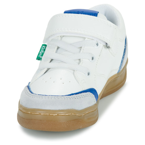 Kickers - KOUIC - Blanc / Gris / Bleu