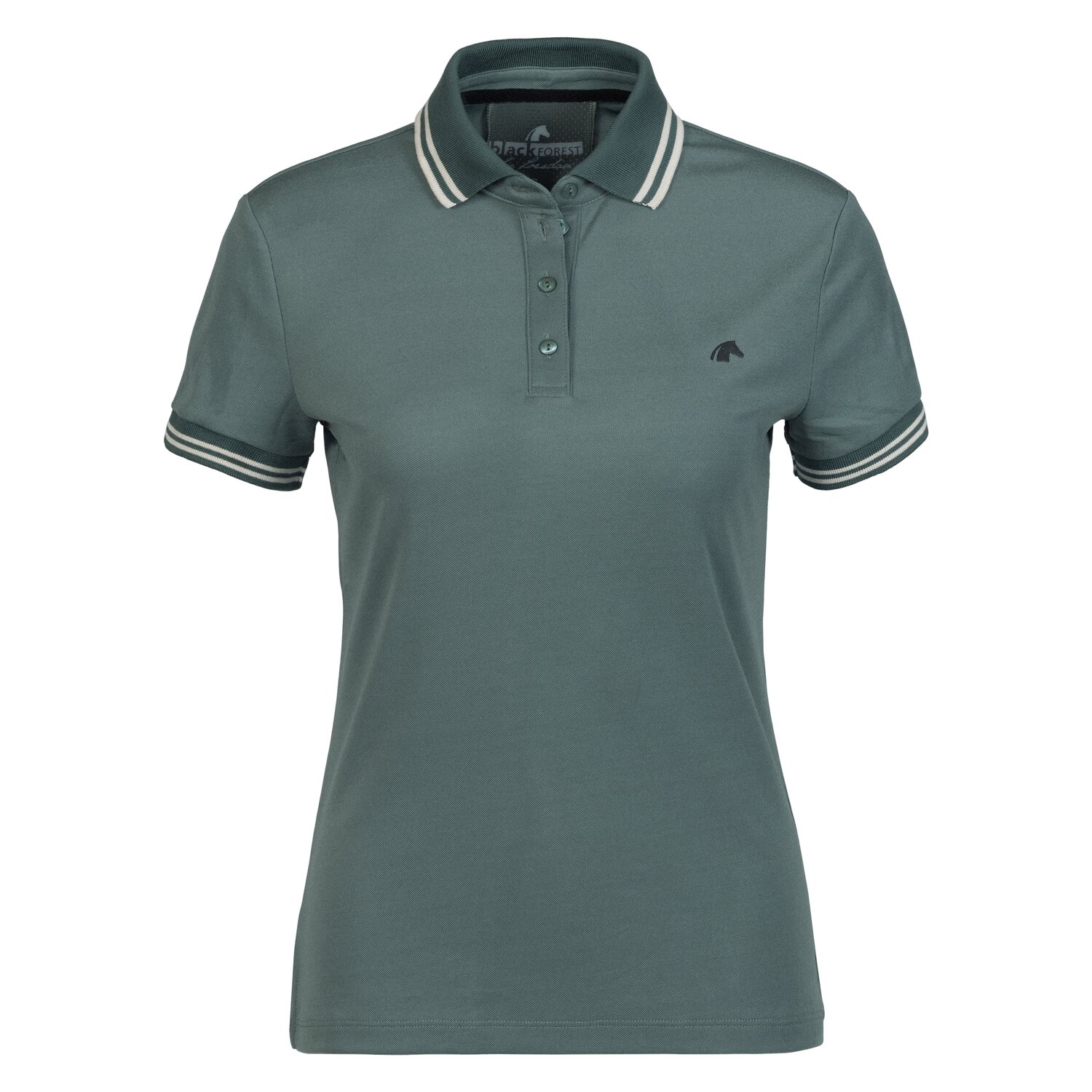 black forest Funktions-Poloshirt mit Mesh - pine green