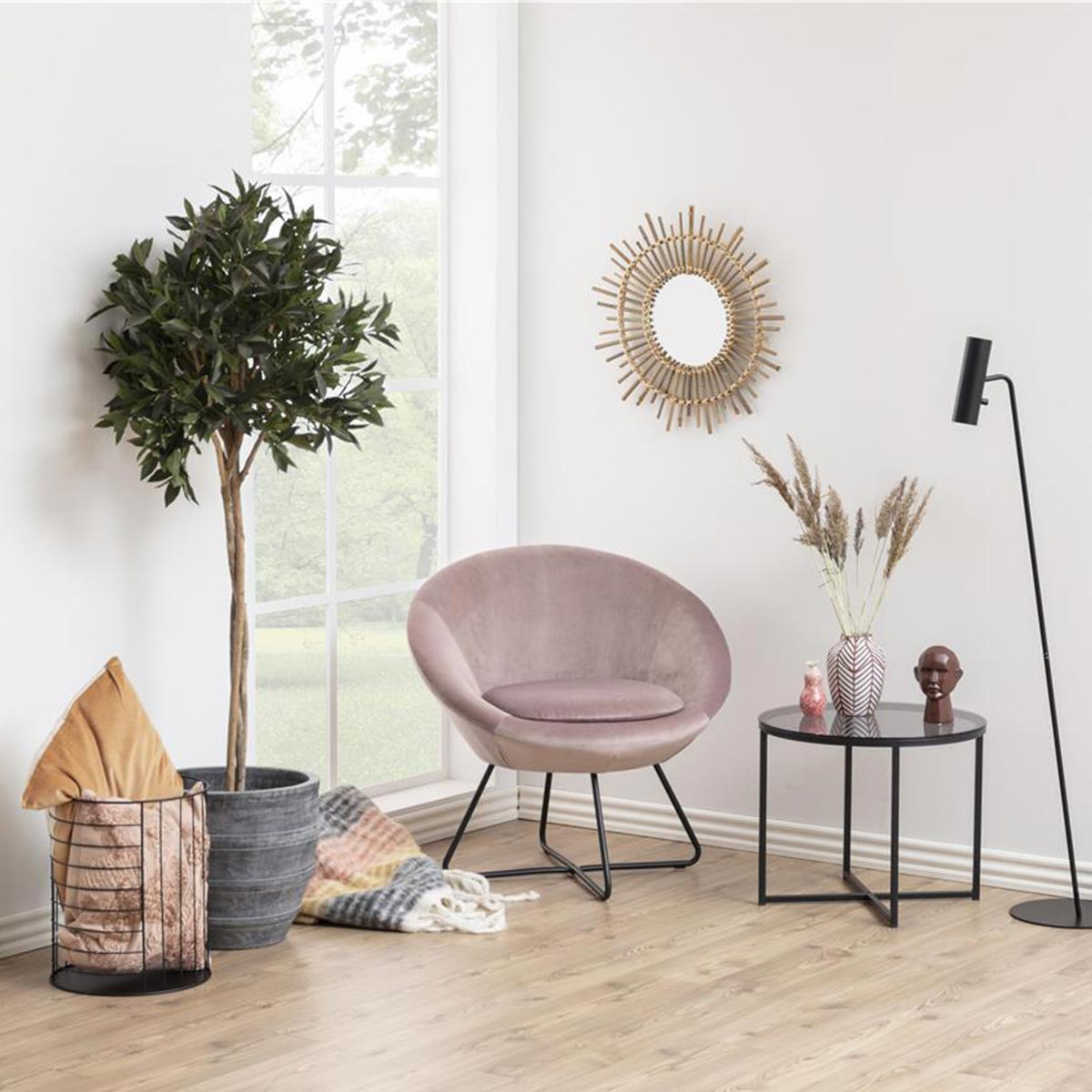 Fauteuil Merel Donkergroen