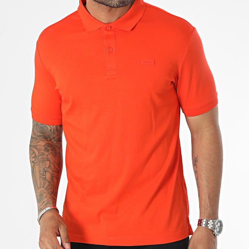 Polo Manches Courtes Slim Smooth Cotton 1657 Orange