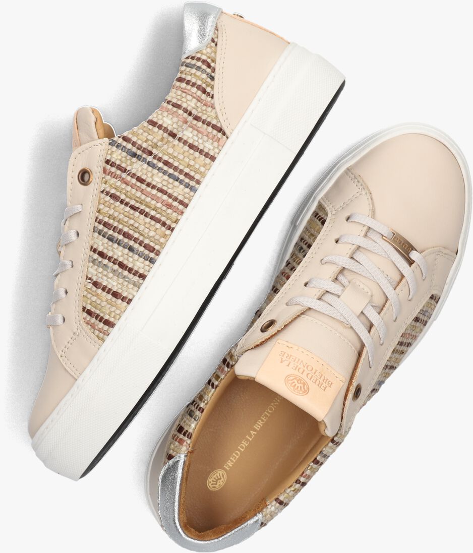 FRED DE LA BRETONIERE beige fred de la bretoniere lage sneakers storm luca