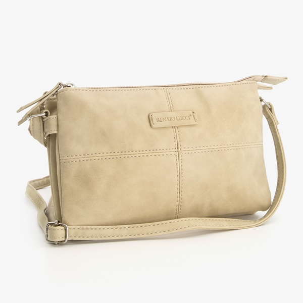 Renato Lucci dames schoudertas beige