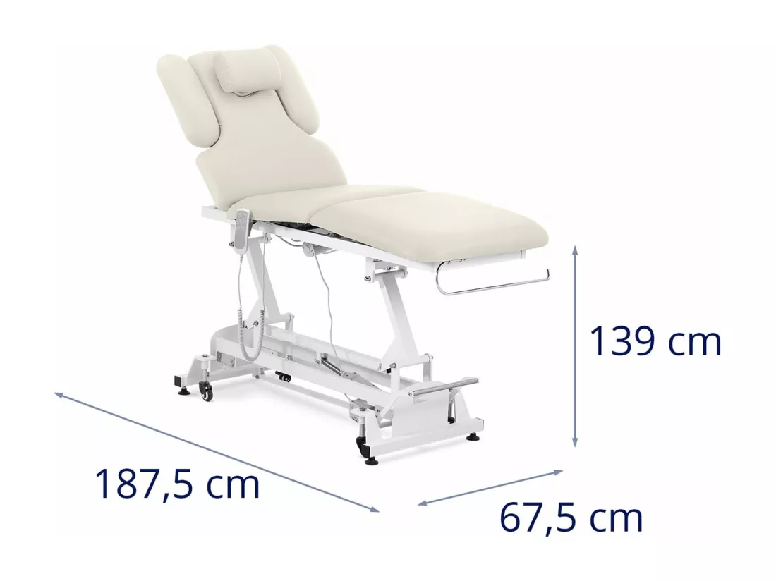 Table de massage 3 beige 185.5 x 66.5 x 86.8 cm 14_0007759