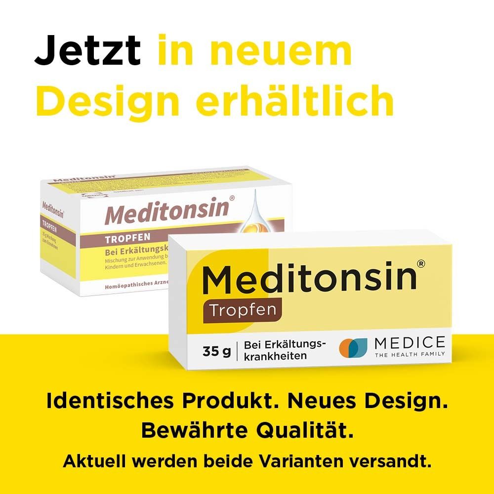 Meditonsin® Tropfen bei ersten Anzeichen einer Erkältung