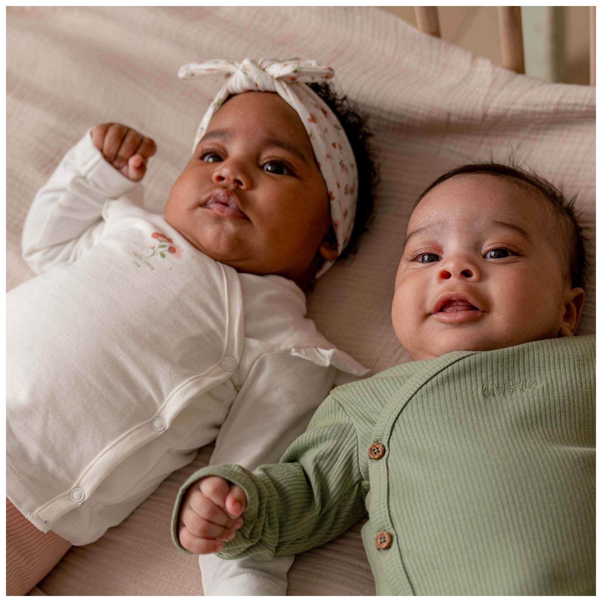 Prénatal newborn haarbanden 2-pack   roze