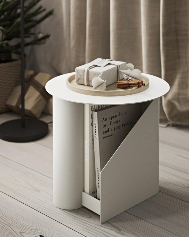 Woud Sentrum bijzettafel warm grey
