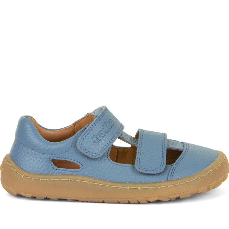 Froddo Froddo Barefoot Sandales Deux Scratchs Bleu Jeans