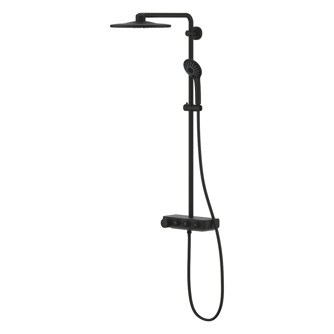 Grohe Euphoria SmartControl 310 duo regendouche opbouw phantom black - zwart mat