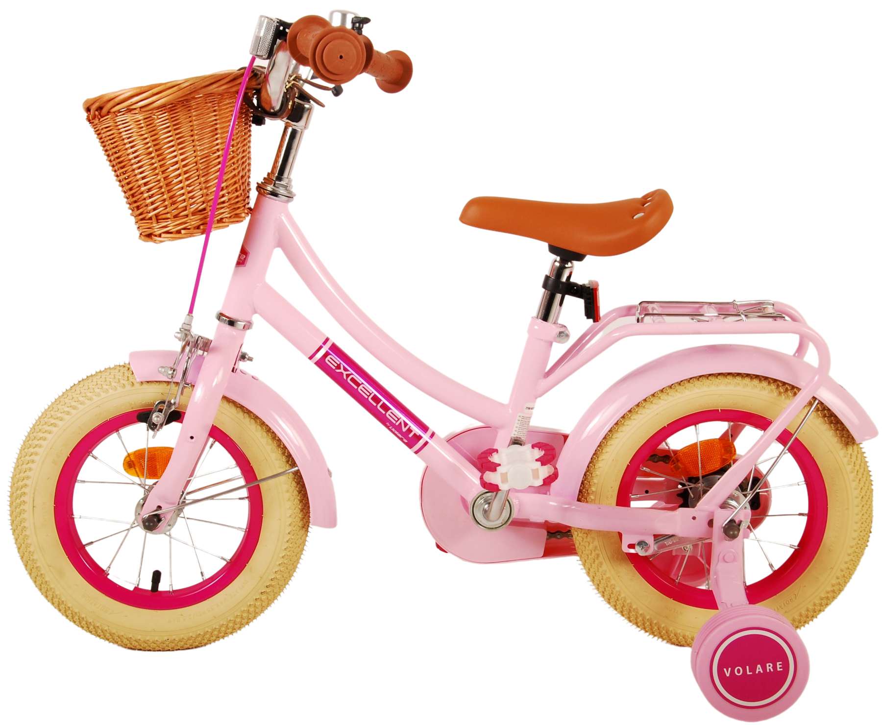 TPFSports Excellent Kinderfahrrad - Mädchen - 12 Zoll - Rücktritt + Handbremse - Grün