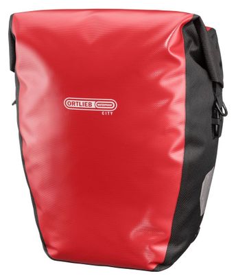 Paire de Sacoches de Porte-Bagages Ortlieb Back-Roller City 40L (2x20L) Rouge Noir