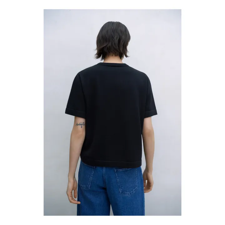 Cordera T-shirt Laine Mérinos | Noir