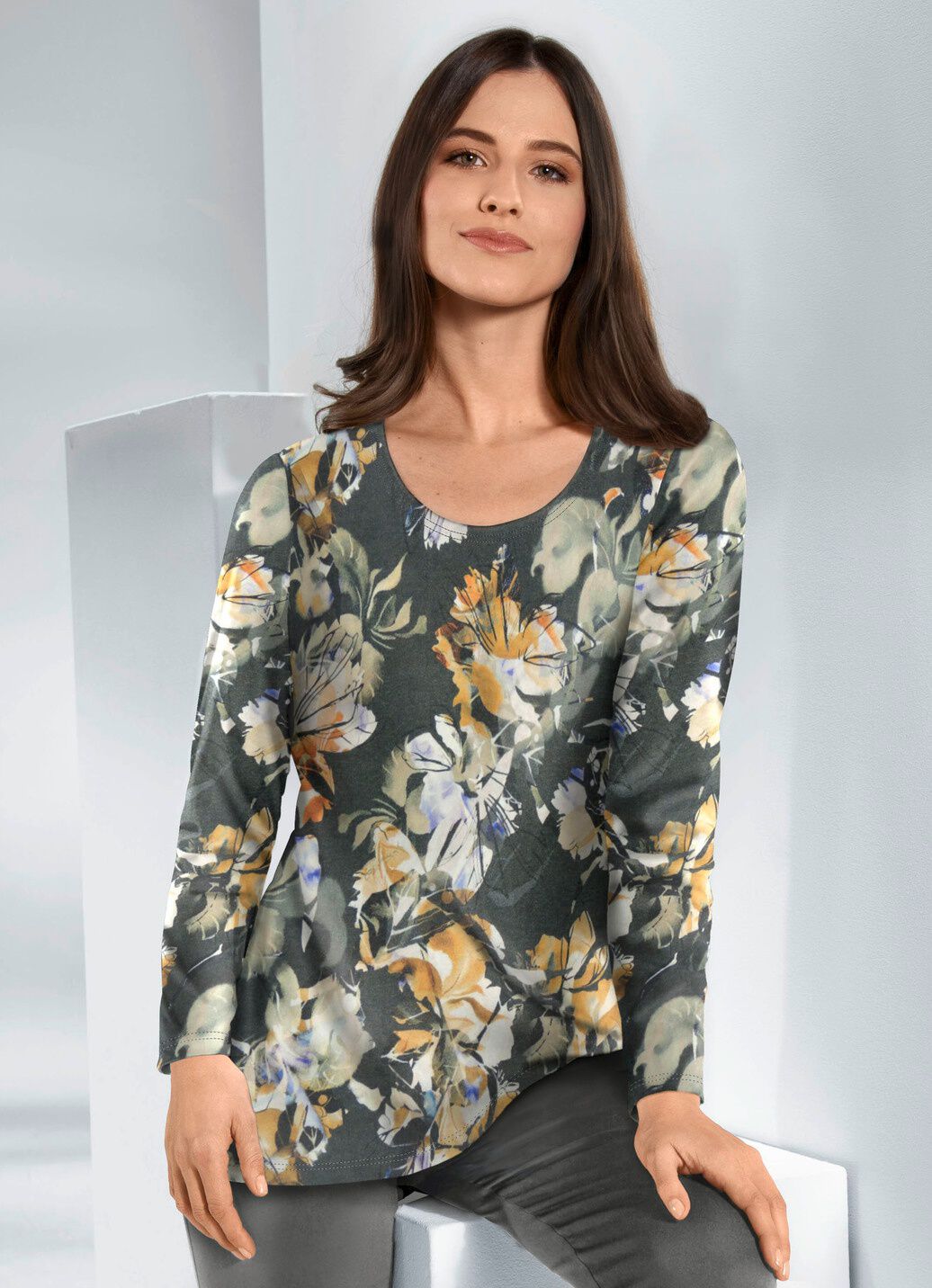 Pullover in Feinstrick