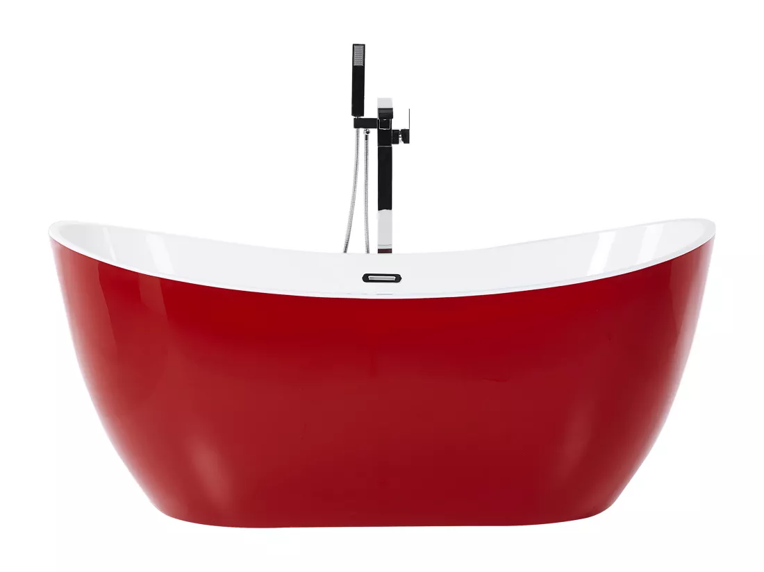 Baignoire Îlot 160 x 76 cm rouge ANTIGUA