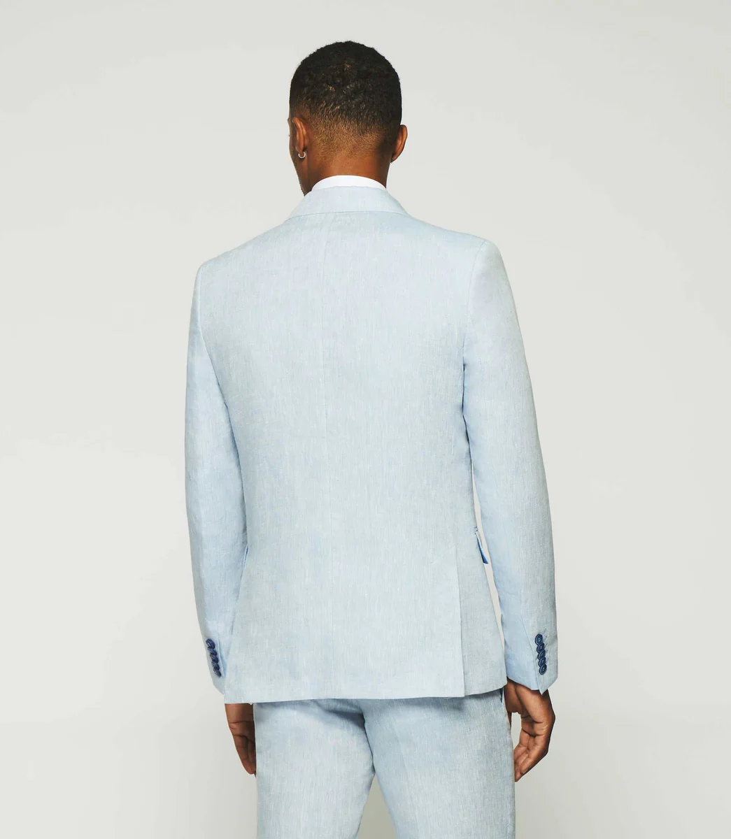 Veste en lin séparable ciel