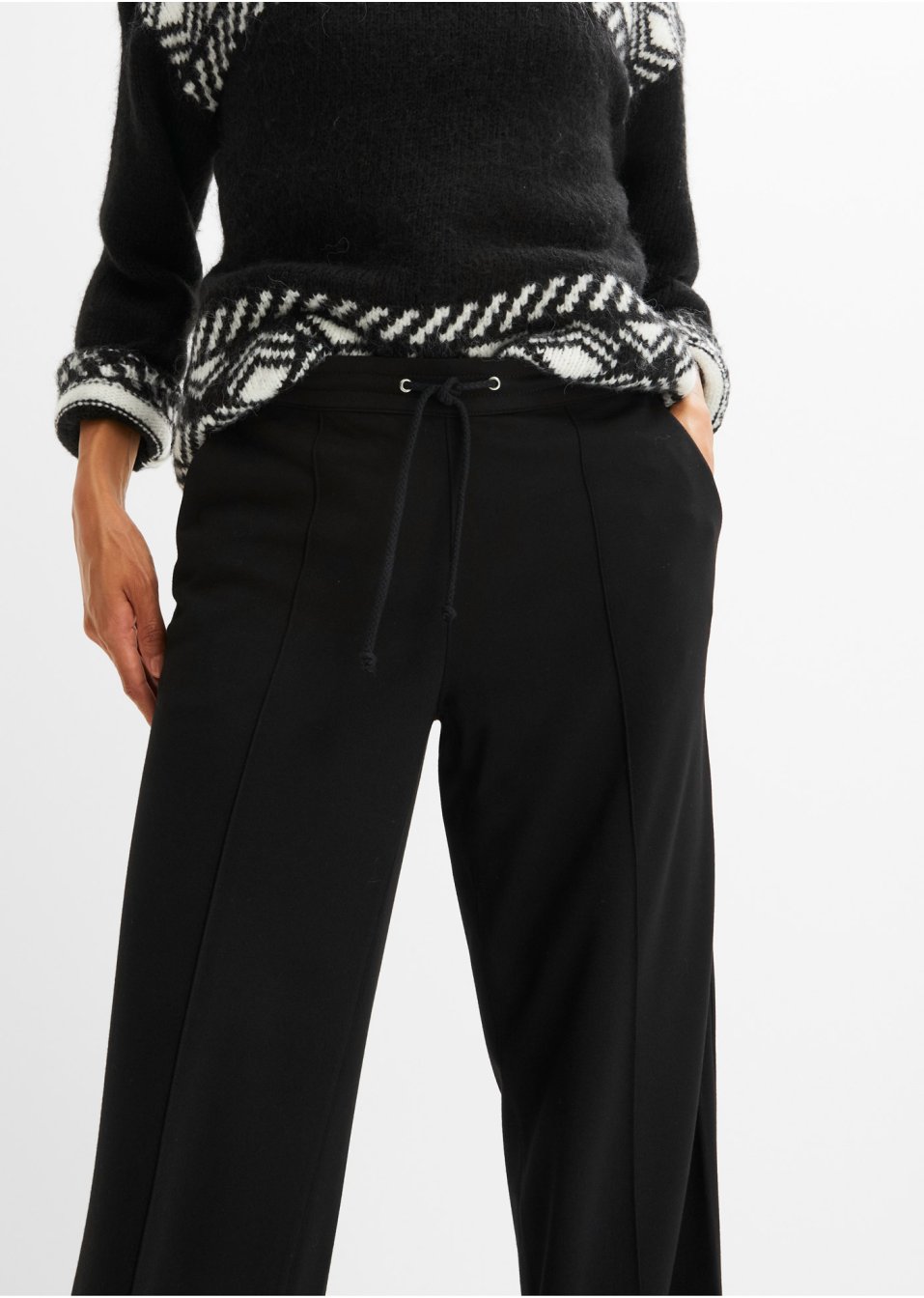 Pantalon Punto di Roma, jambes larges