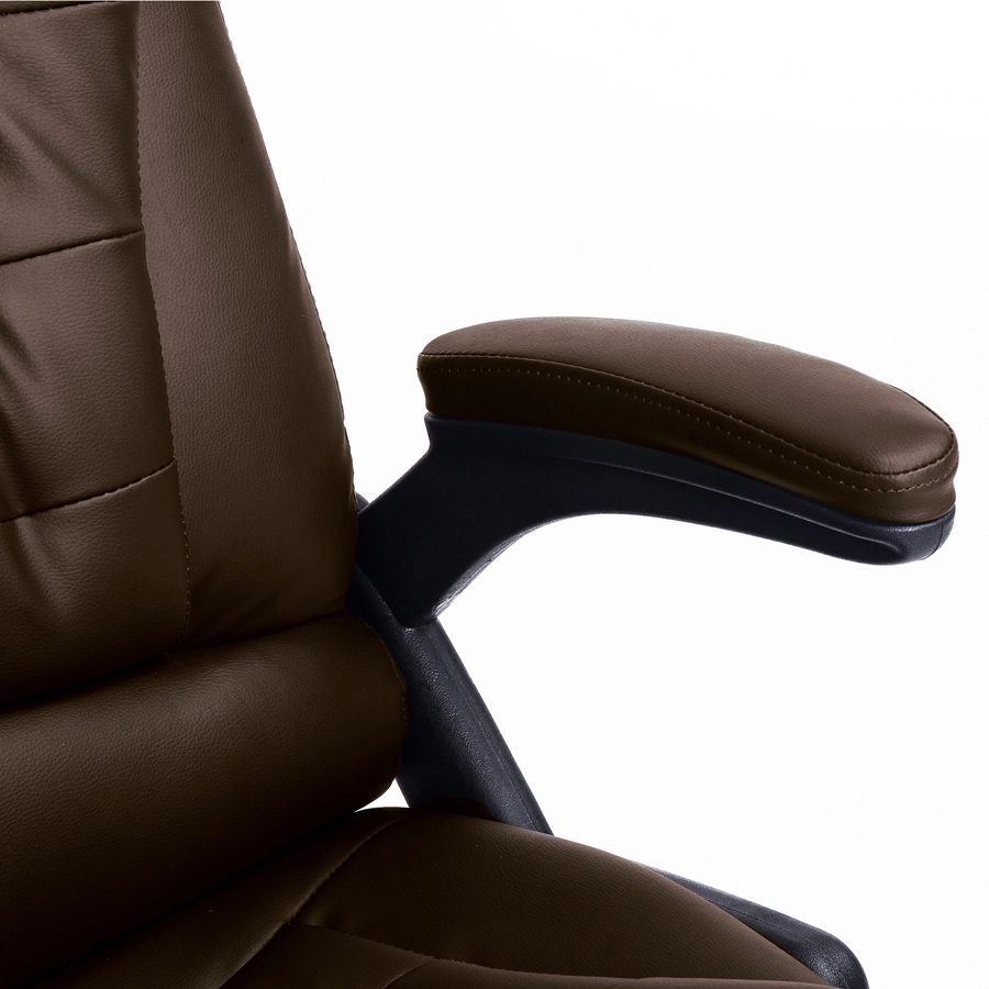 HOMCOM Bürosessel  Chefsessel mit Massagefunktion braun