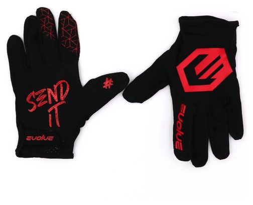 Paire de Gants Evolve Send IT Noir / Rouge