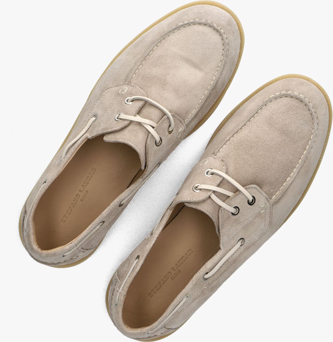 beige stefano lauran veterschoenen sl4000