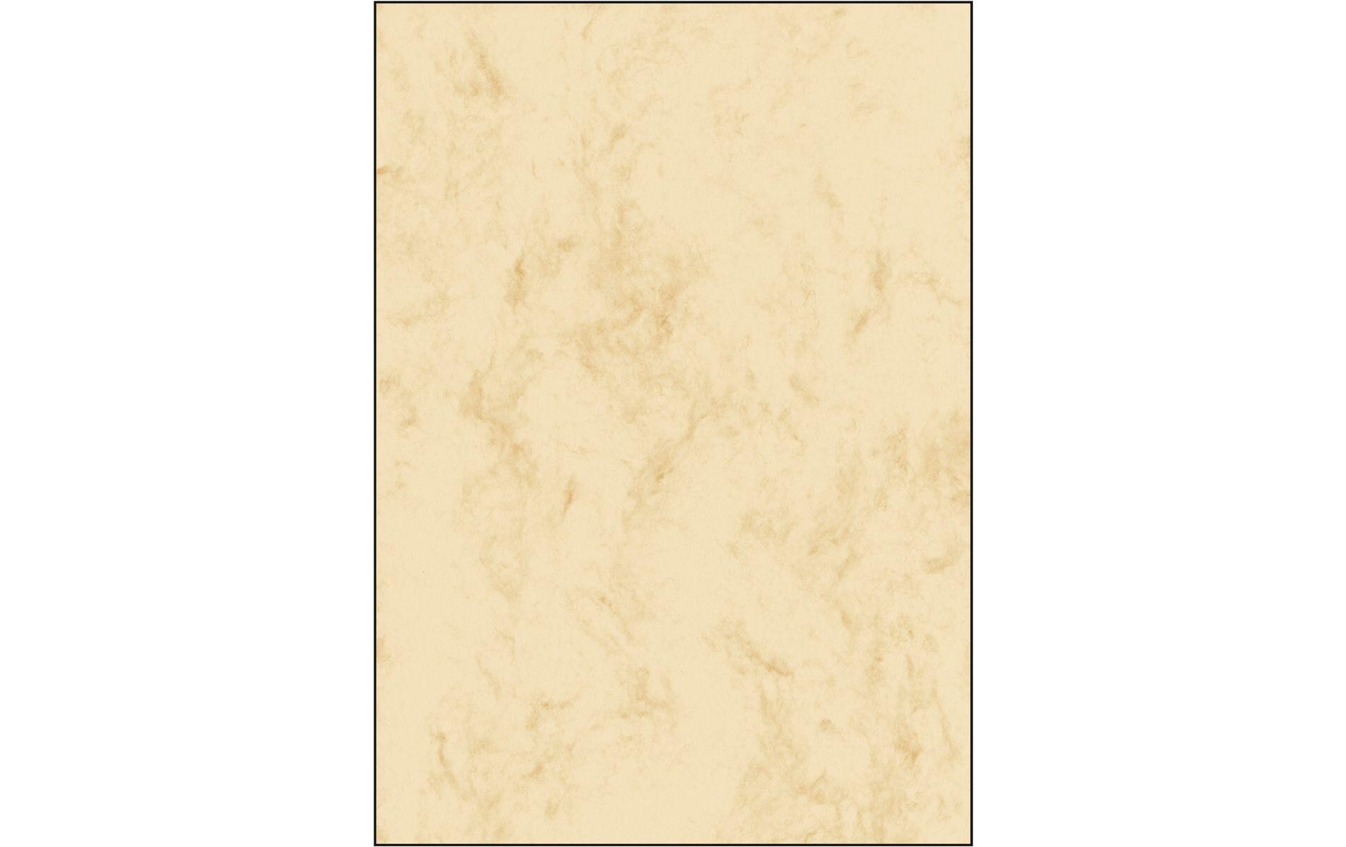 Motivpapier Marmor-Papier A4, 200 g, 50 Blatt, BeigeIdeal zum Bedrucken
