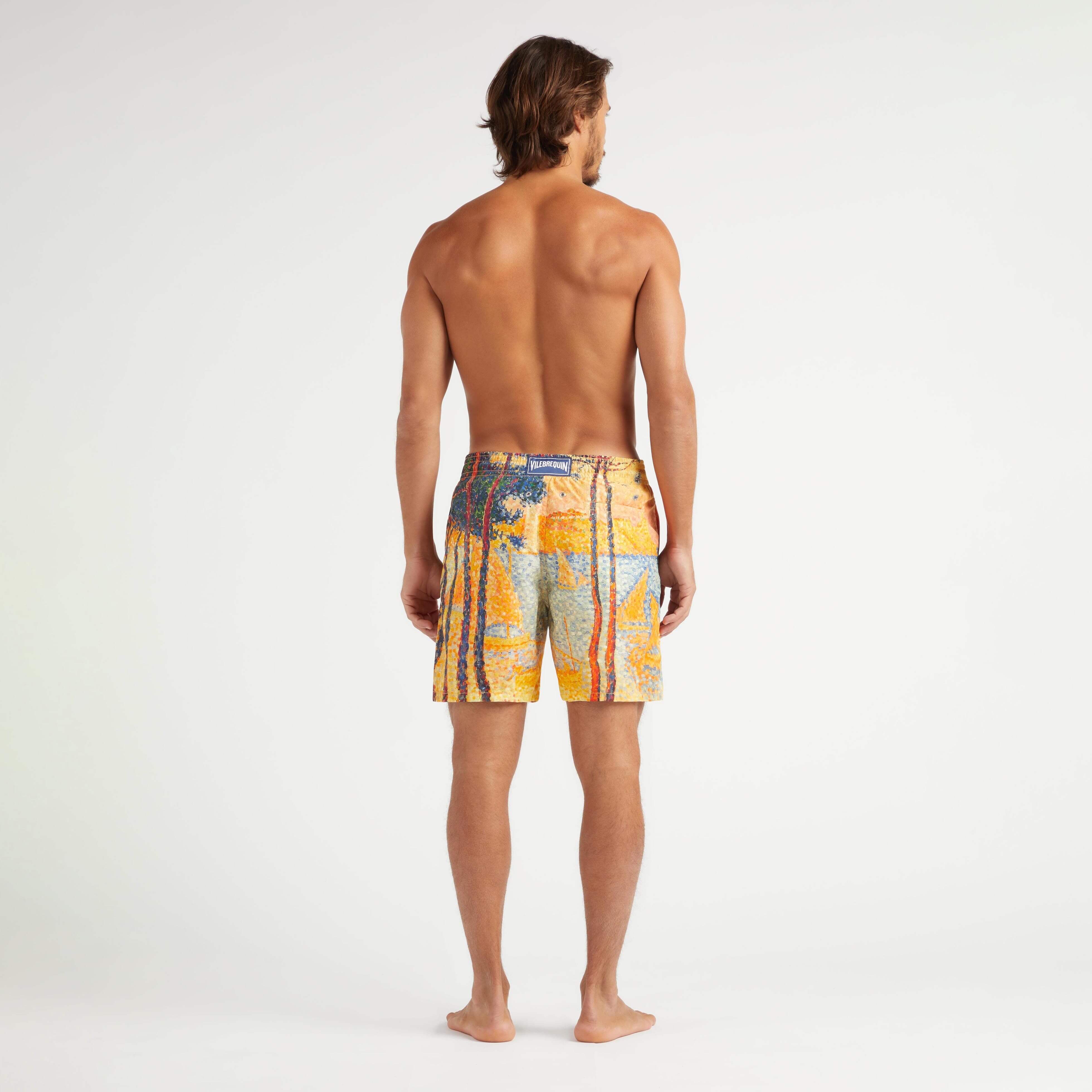 Maillot de Bain Imprimé 360° Homme Voile et Pins - Vilebrequin x Paul Signac| Vilebrequin