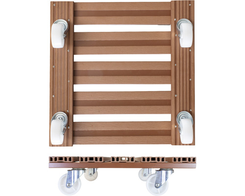 Plantenrol WPC 38,5x38,5 cm terracotta TK 150 kg