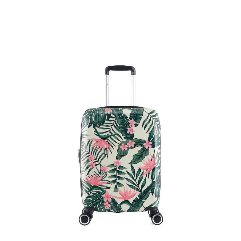 Valise cabine rigide 376 Extensible 55 cm Fleur B