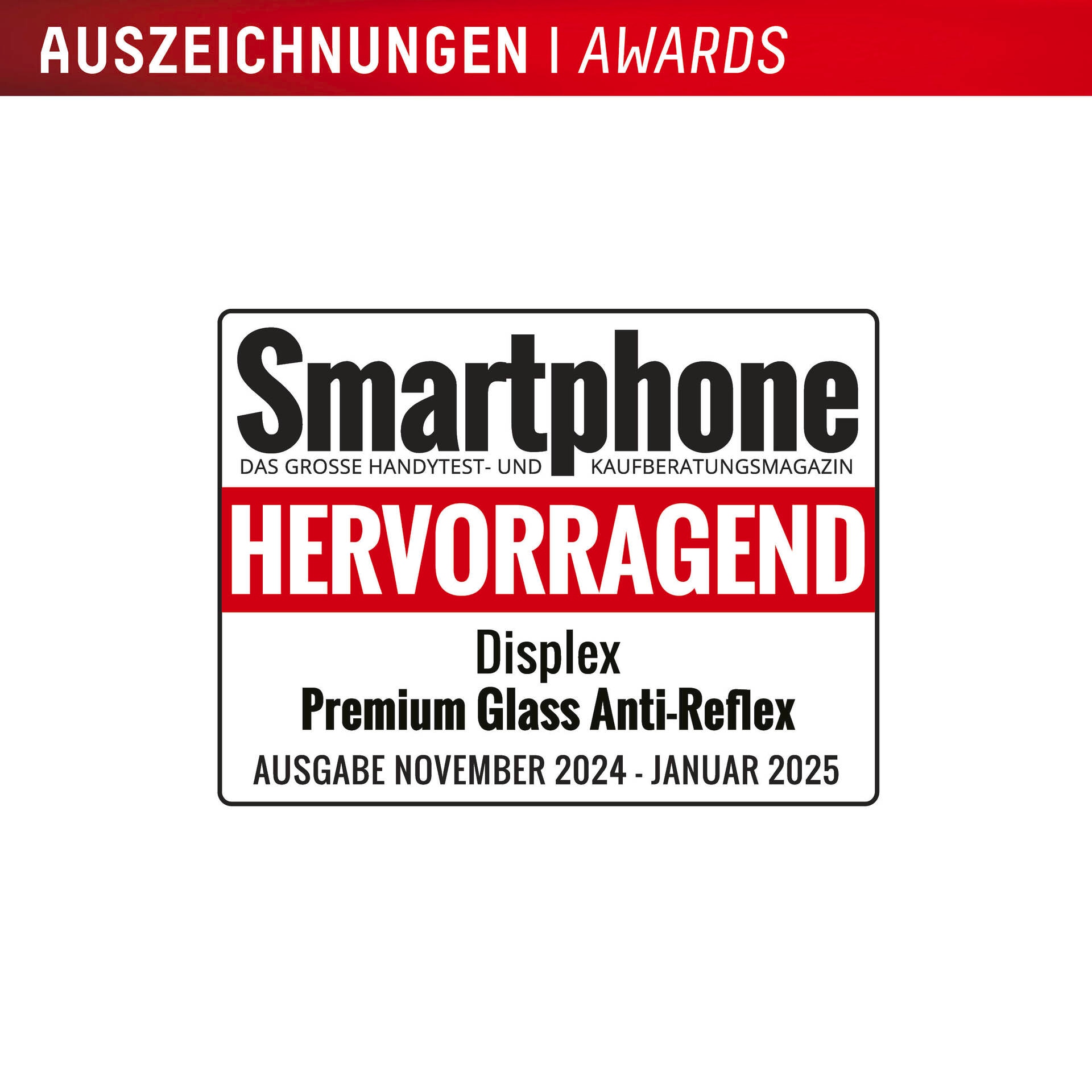 Displex Displayschutzglas »Premium Glass Screen Protector Full Cover« für Apple iPhone 17 Pro Max Displayschutzfolie, Schutzfolie, Bildschirmschutz, kratz- & stossfest
