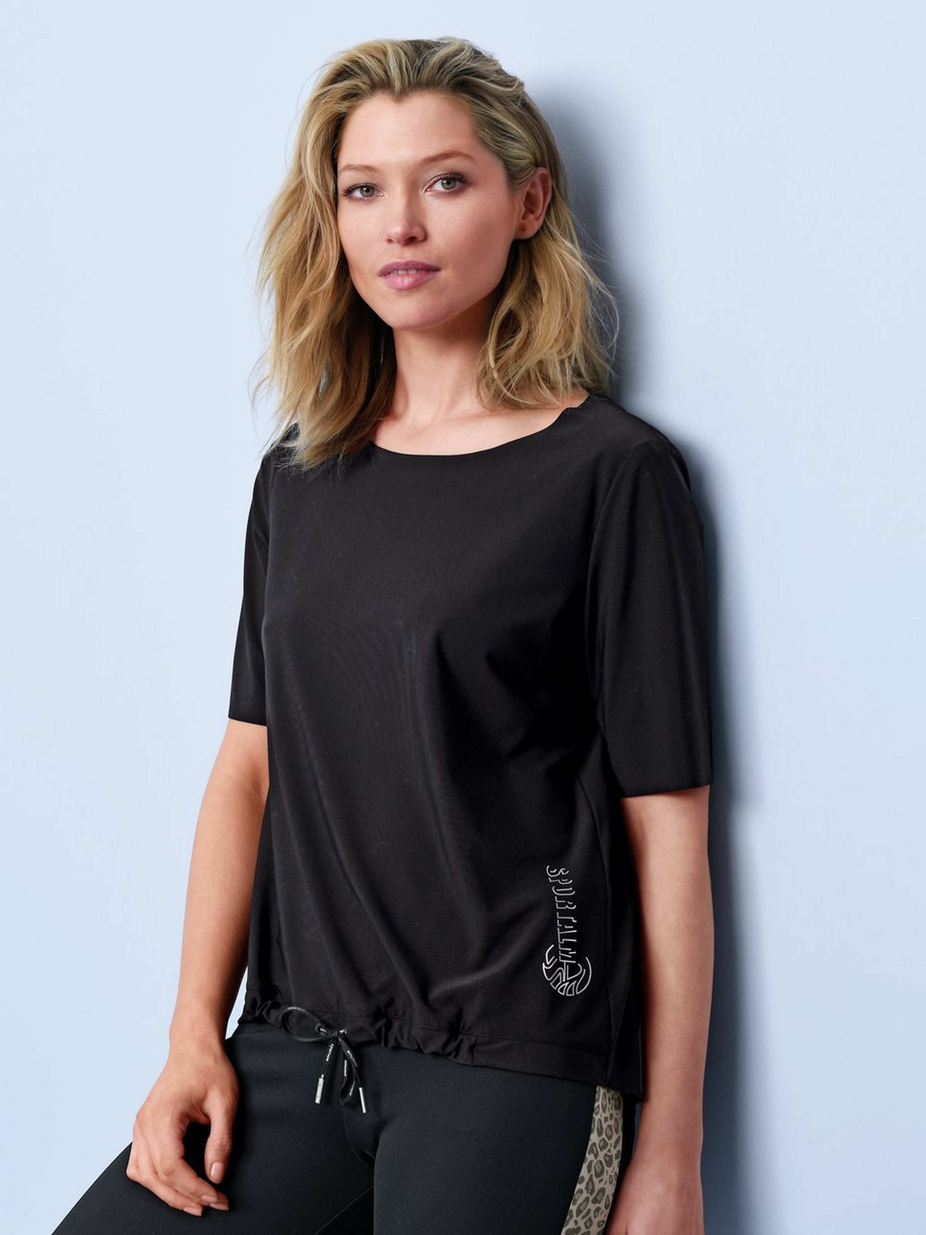 Rundhals-Shirt
