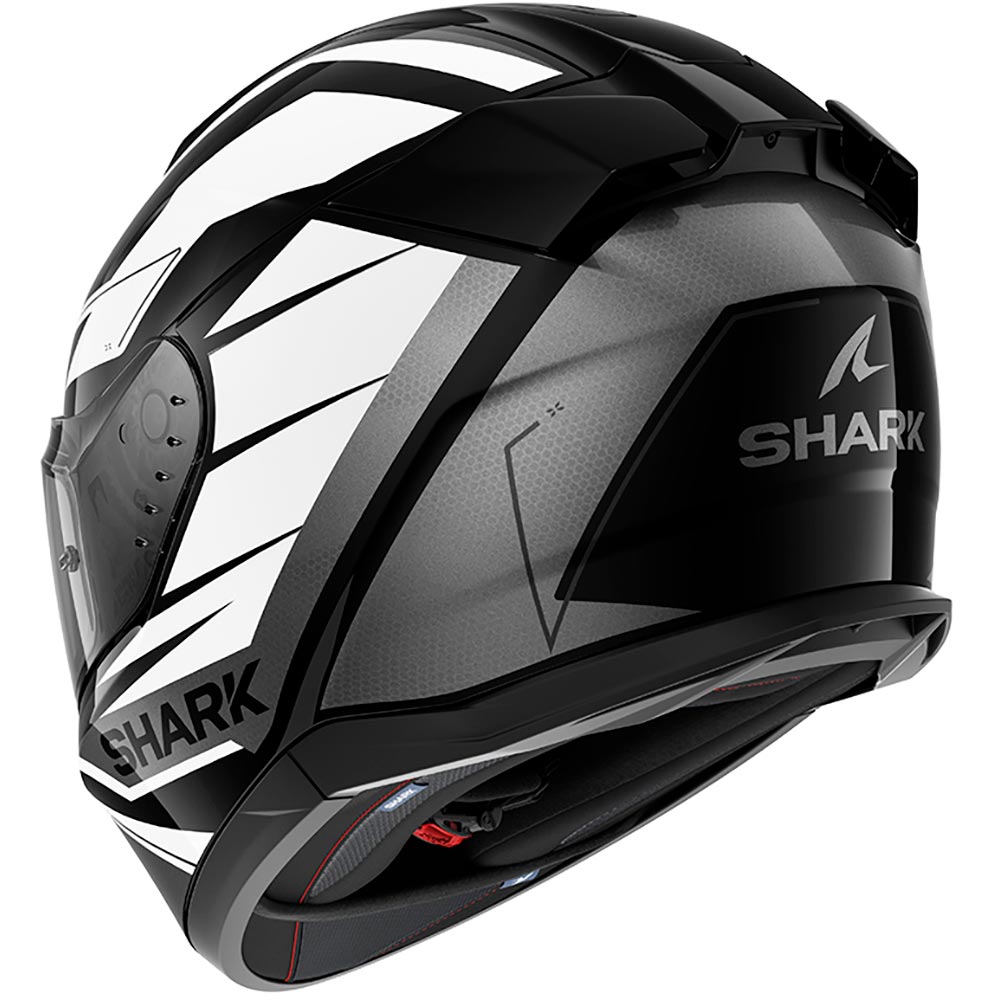 Shark - Casque D-Skwal 3 Sizler Gris brillant / Blanc / Noir