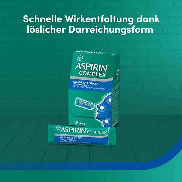 Aspirin Complex Granulat-Sticks, 10 St