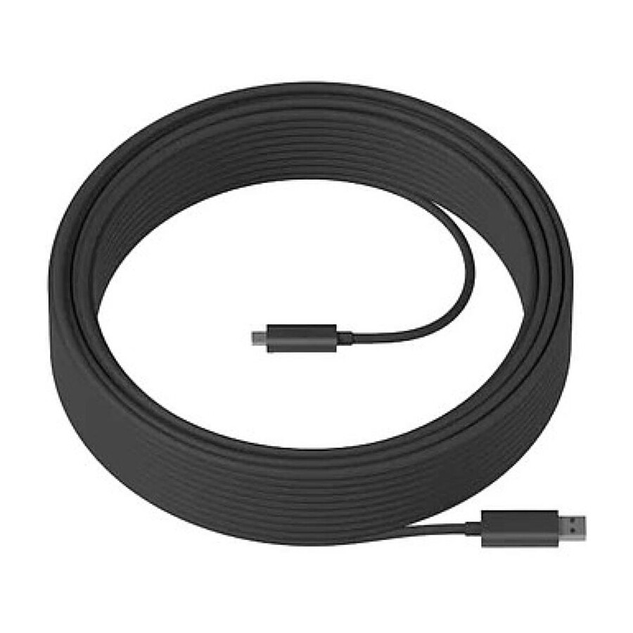 Logitech Strong Câble SuperSpeed extra long USB-A vers USB-C - 10 m