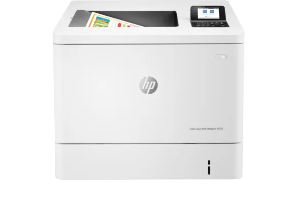 HP LaserJet Enterprise M554dn - Printer - farve - Duplex - laser - A4/Legal - 1200 x 1200 dpi - op til 33 spm (mono) / op til 33 spm (farve) - kapacitet: 650 ark - USB 2.0, Gigabit LAN, USB 2.0 vært