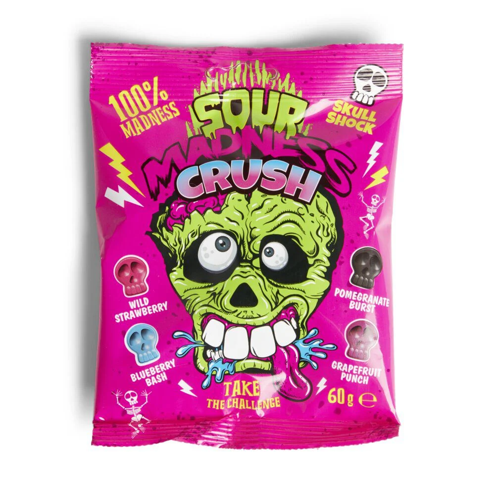 Bonbons Sour Madness Crush 60g