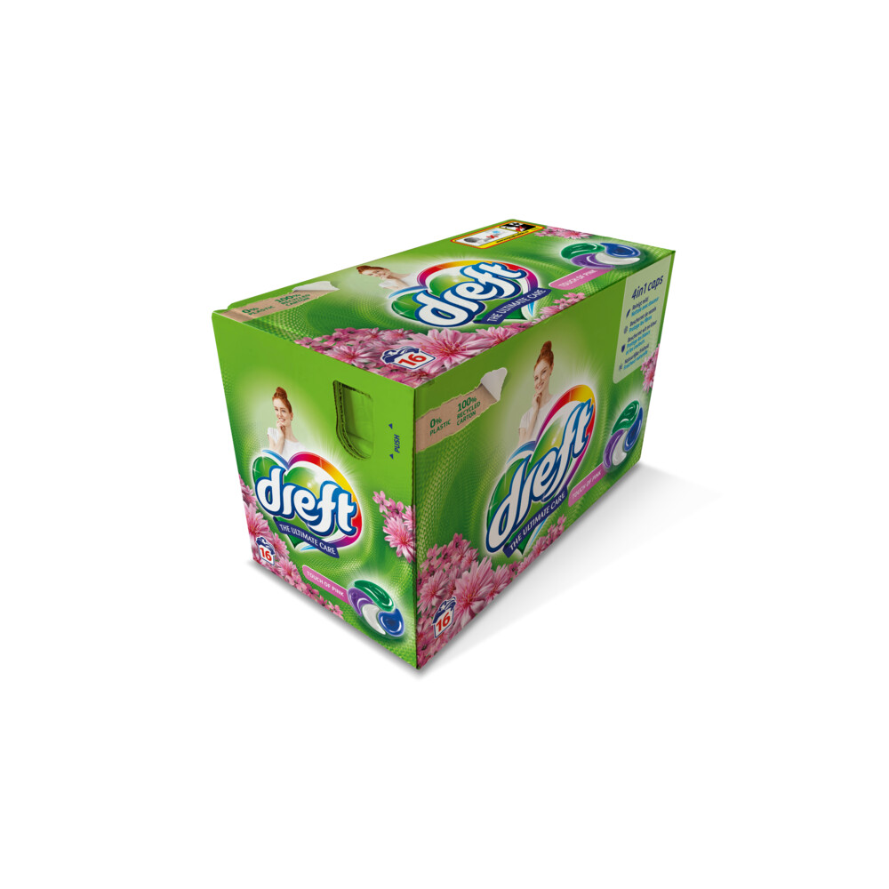 Dreft Wasmiddel Capsules Touch of Pink16 stuks