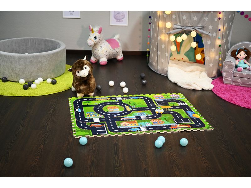 Knorrtoys Puzzlematte Strasse 12-teilig Mehrfarbige Spielmatte
