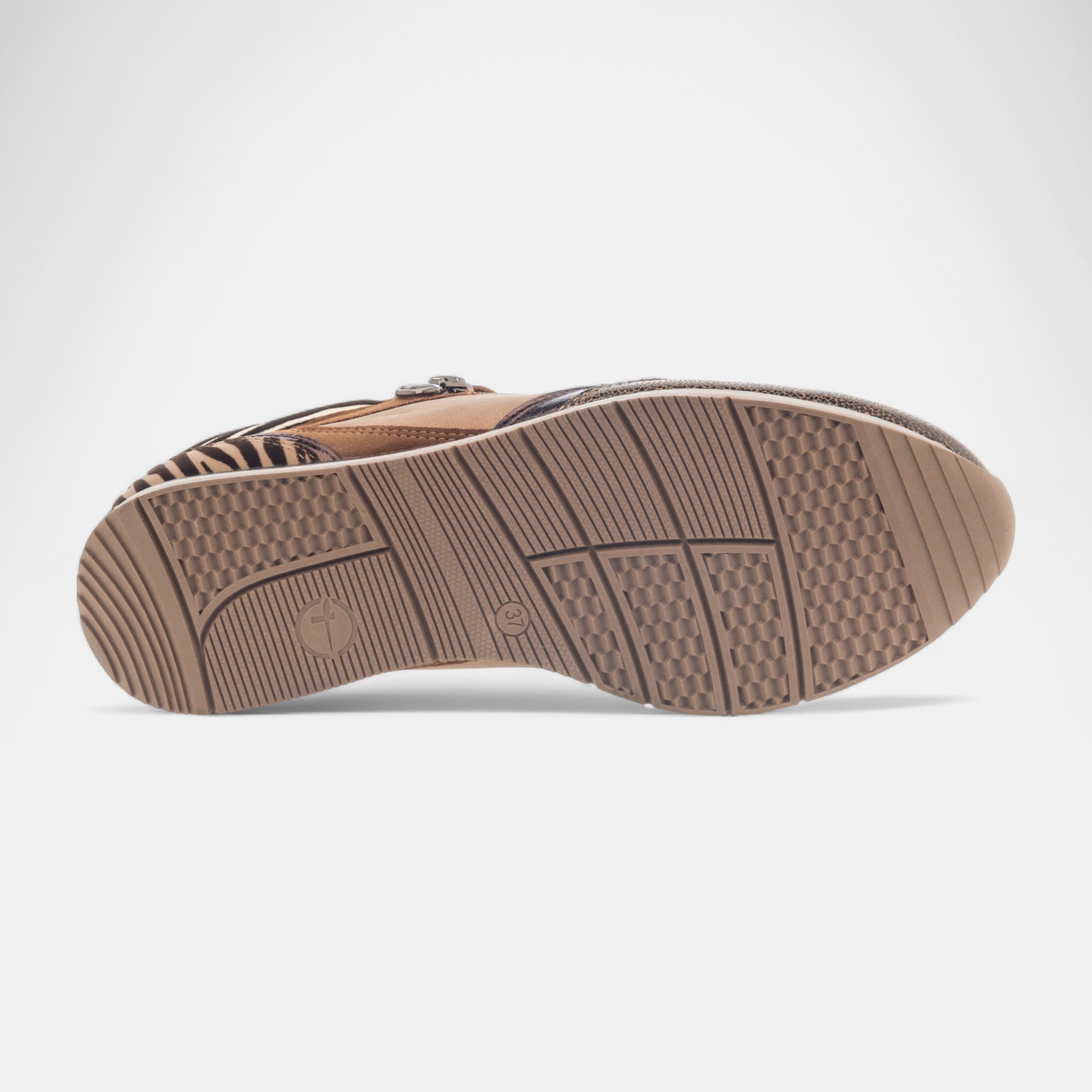 Baskets basses Femme cognac