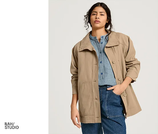 NAH/STUDIO Parka | recycelte Baumwolle