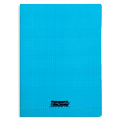 Calligraphe 8000 - Cahier polypro A4 (21x29,7 cm) - 96 pages - petits carreaux (5x5 mm) - disponible dans différentes couleurs