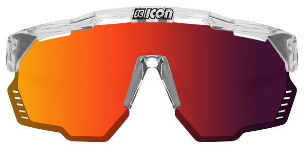 Scicon Sports Aeroshade Kunken Lunettes De Soleil De Performance Sportive (Scnpp Multimorror Rouge/Briller)