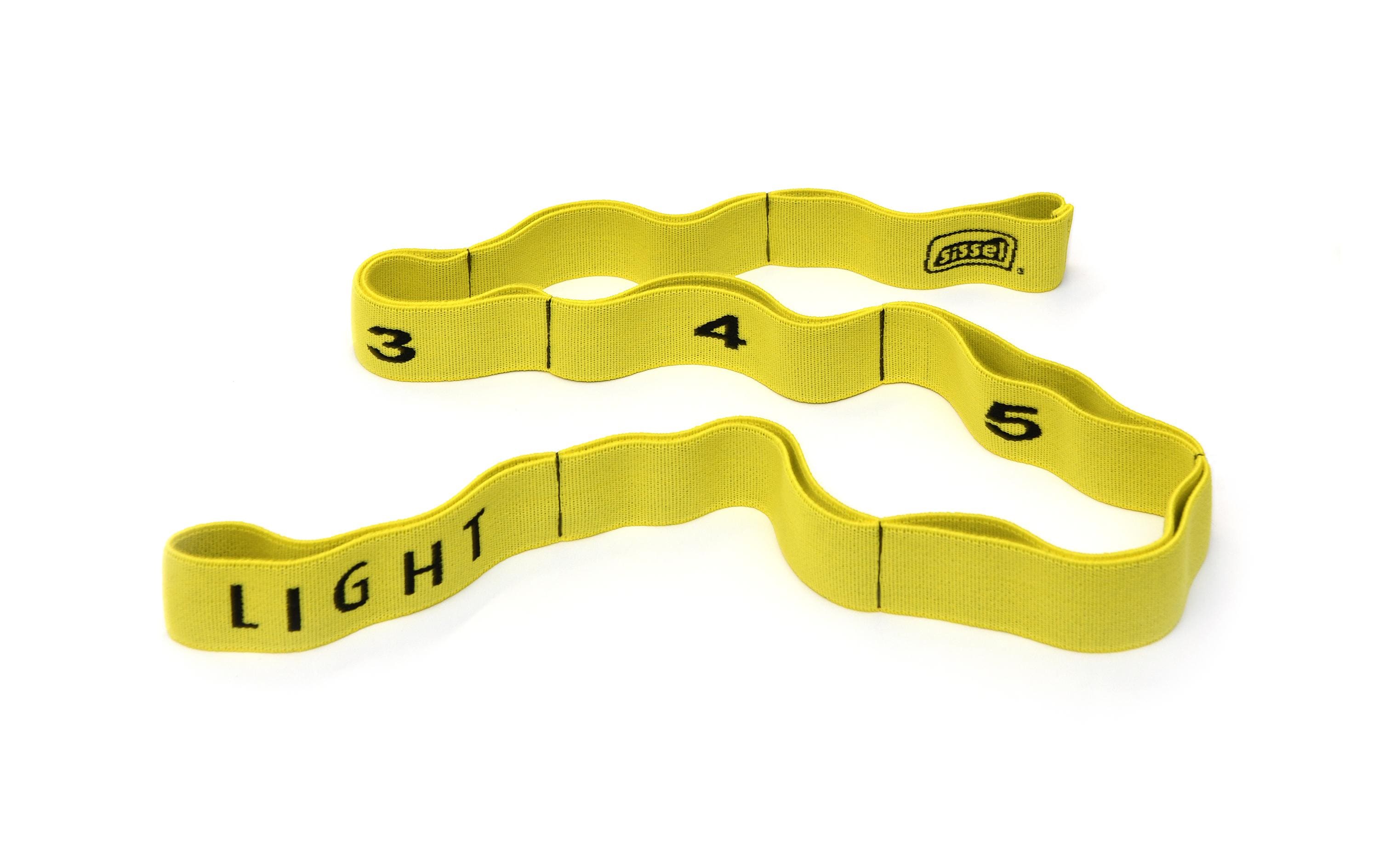 X-Tension Band Leicht, GelbElastisches Textilband mit 8 Schlaufen