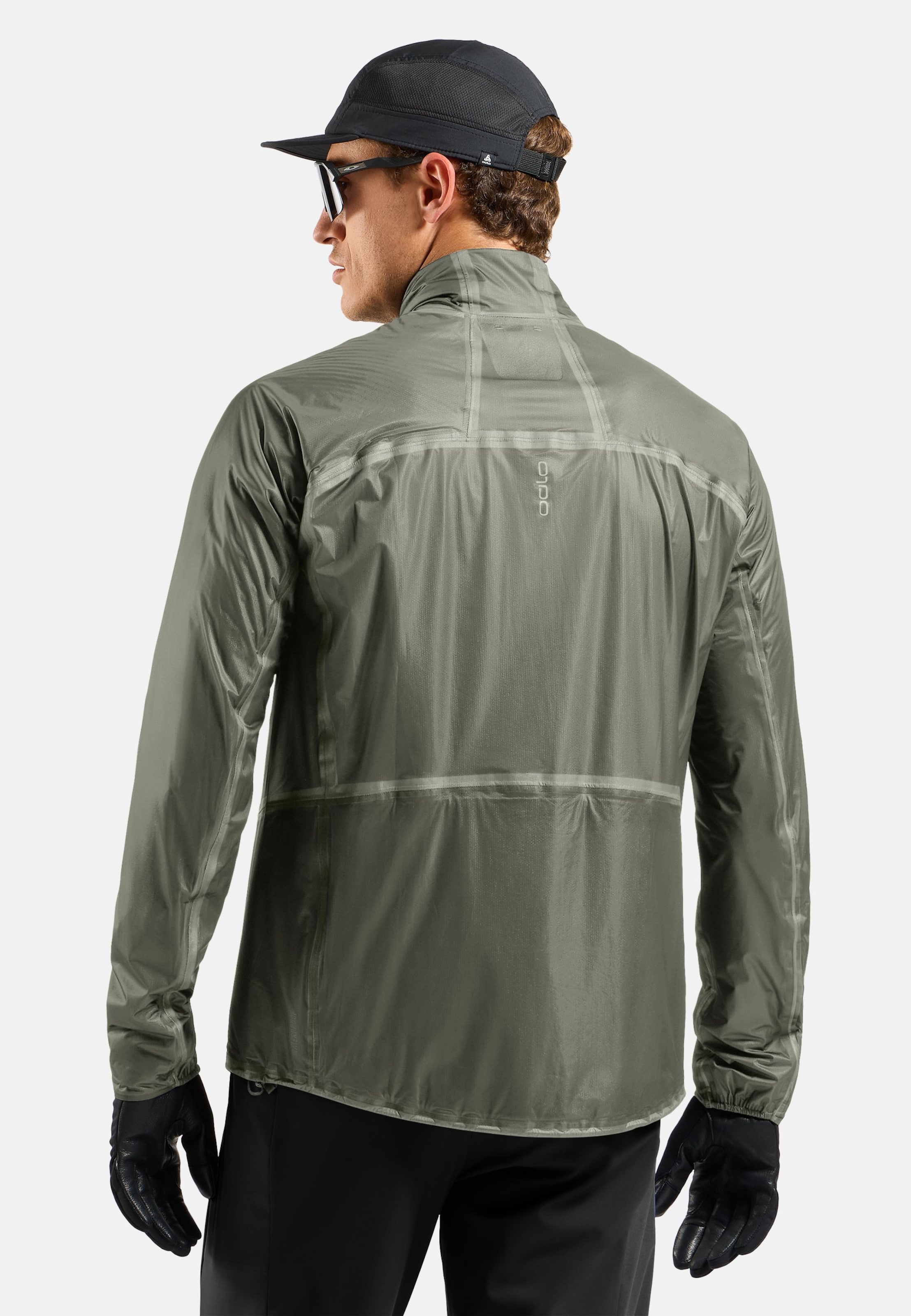 Isolierte und wasserdichte Zeroweight Dual Dry Langlaufjacke in shadow