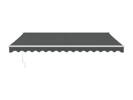 Auvent rétractable automatique anthracite 4x3 m