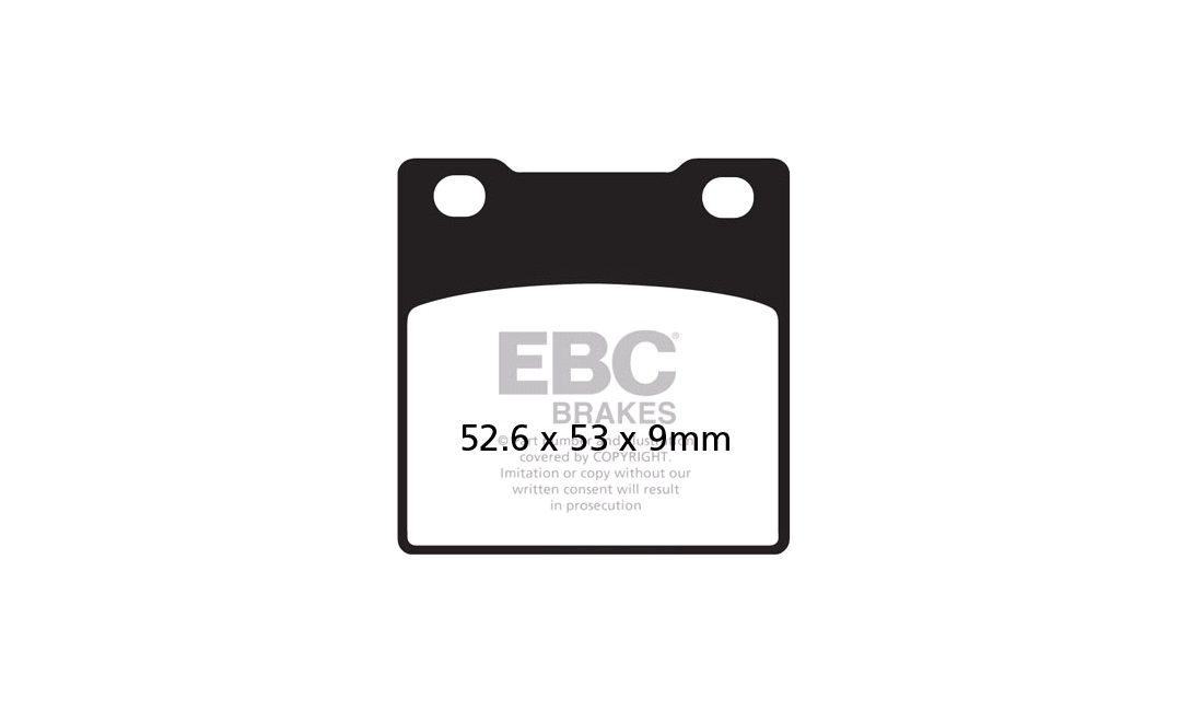 Bremseklodser bag EBC, GS500 89-08