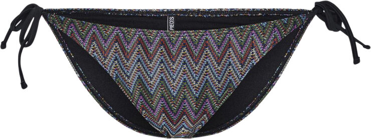 Pieces PCADA BIKINI KNITTED BRAZIL SWW Eggnog/multi color jacquard pattern