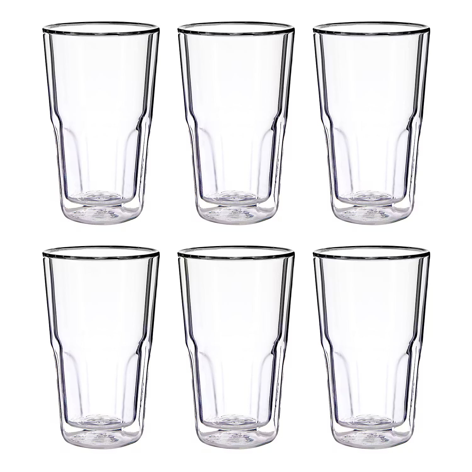 HOT & COLD Trinkglas doppelwandig 6er-Set