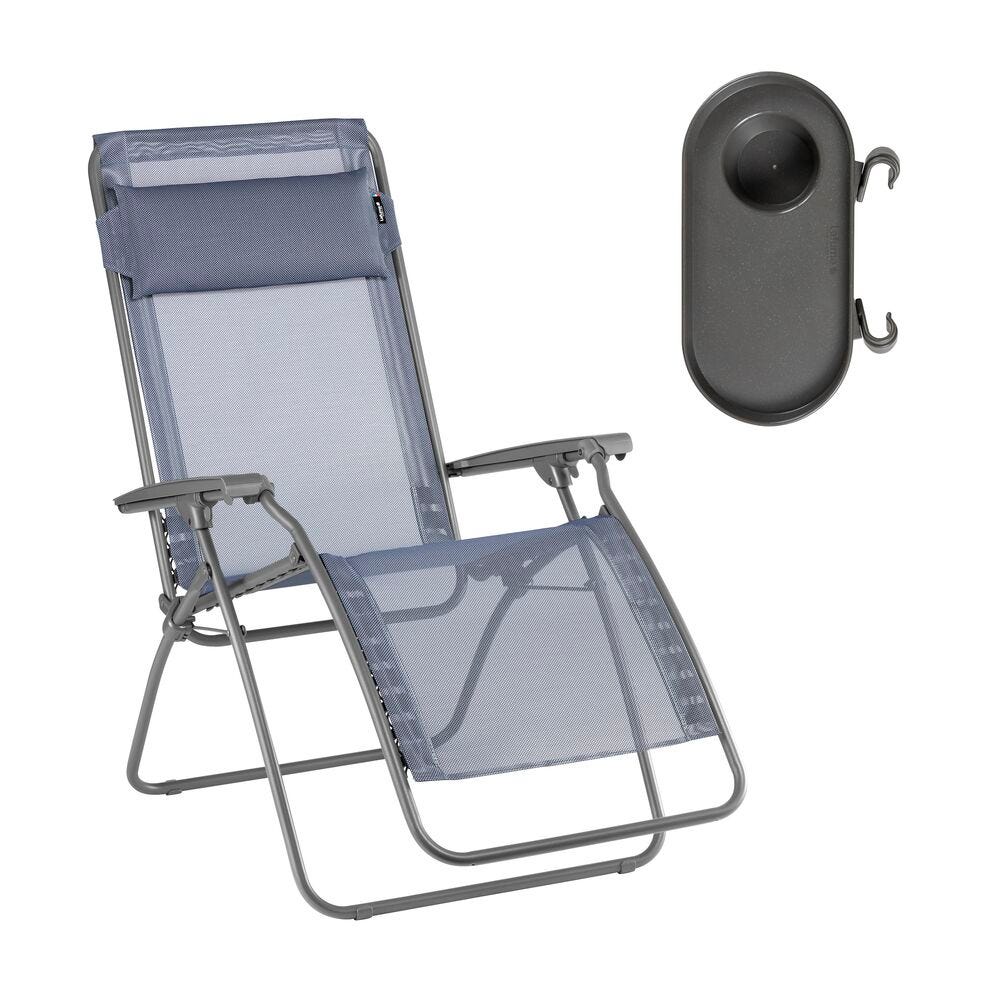 Set Relaxsessel und Getränkehalter RClip Batyline® Iso Ocean