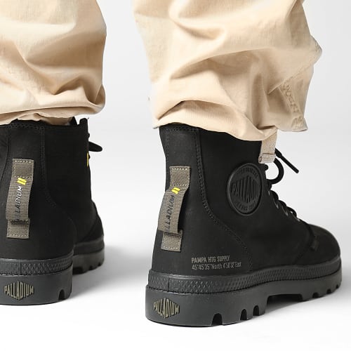 Boots Pampa Hi Supply Leather 77963 Black Black