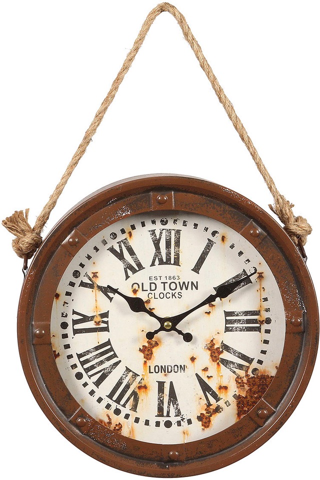 Ambiente Haus Wanduhr »Old Town Schiffs Wanduhr 27,7cm«